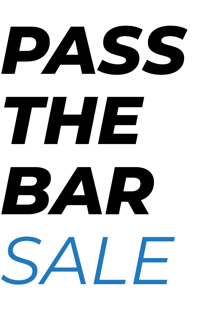 Pass the Bar Sale